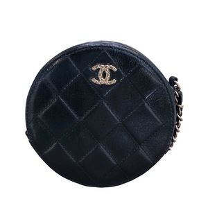 CHANEL Matelasse Round Chain Shoulder Shoulder Bag